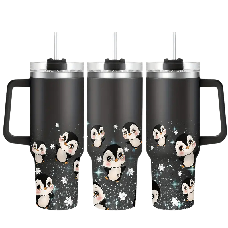 1200ml Stainless Steel Cups with Vinyl Designs