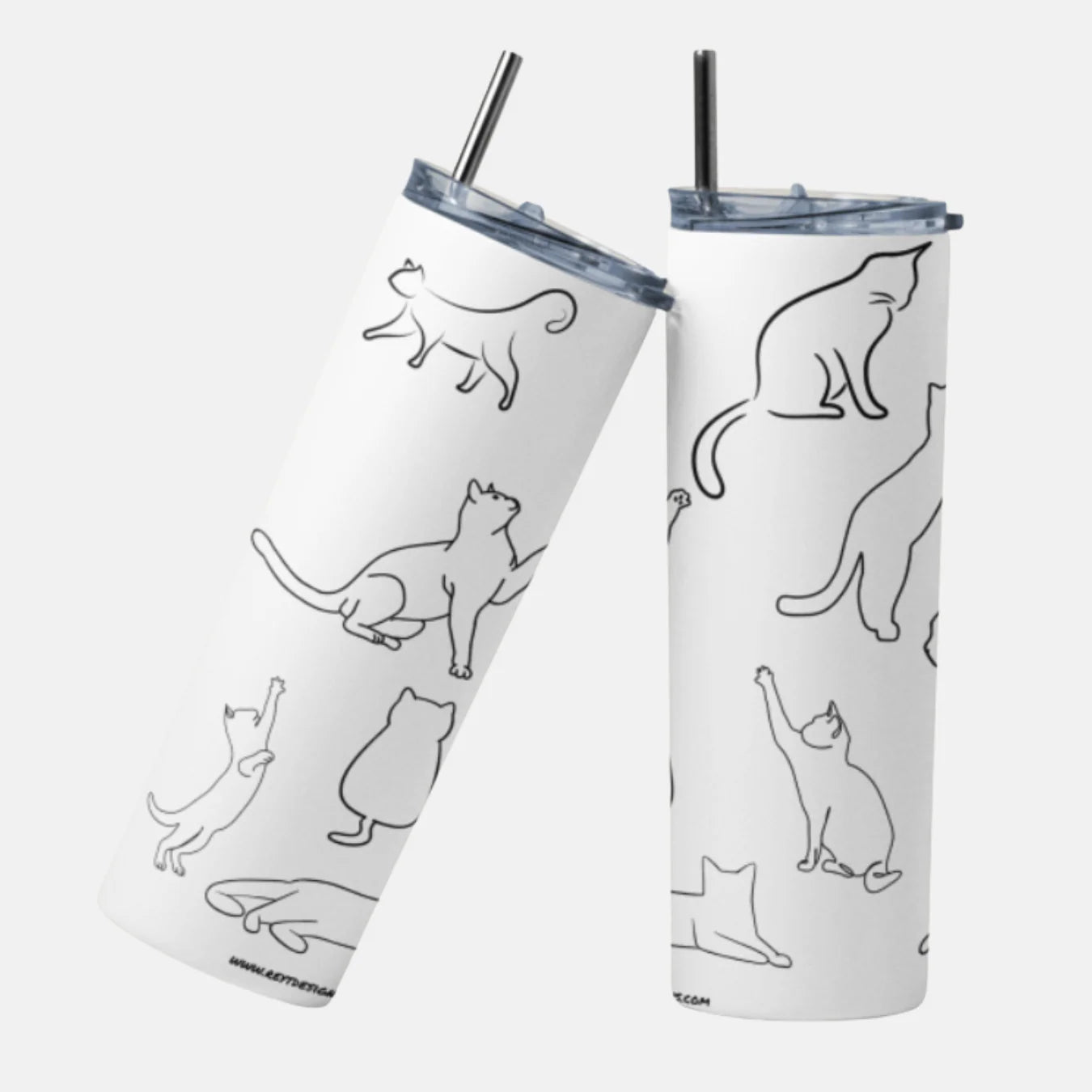 STAINLESS STEEL SKINNY TUMBLERS