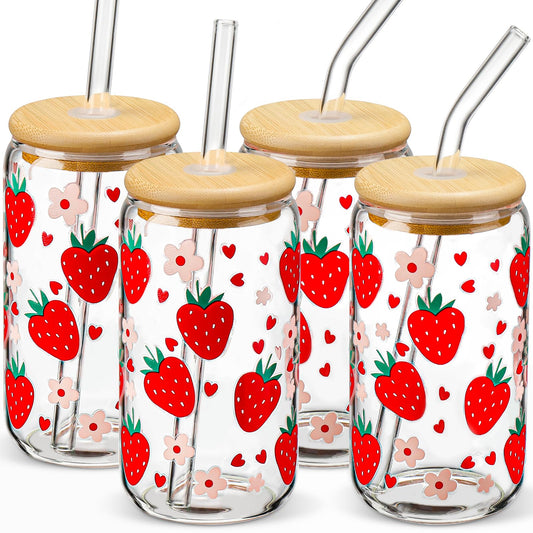 Double Walled Glass Cups with Sublimation Designs