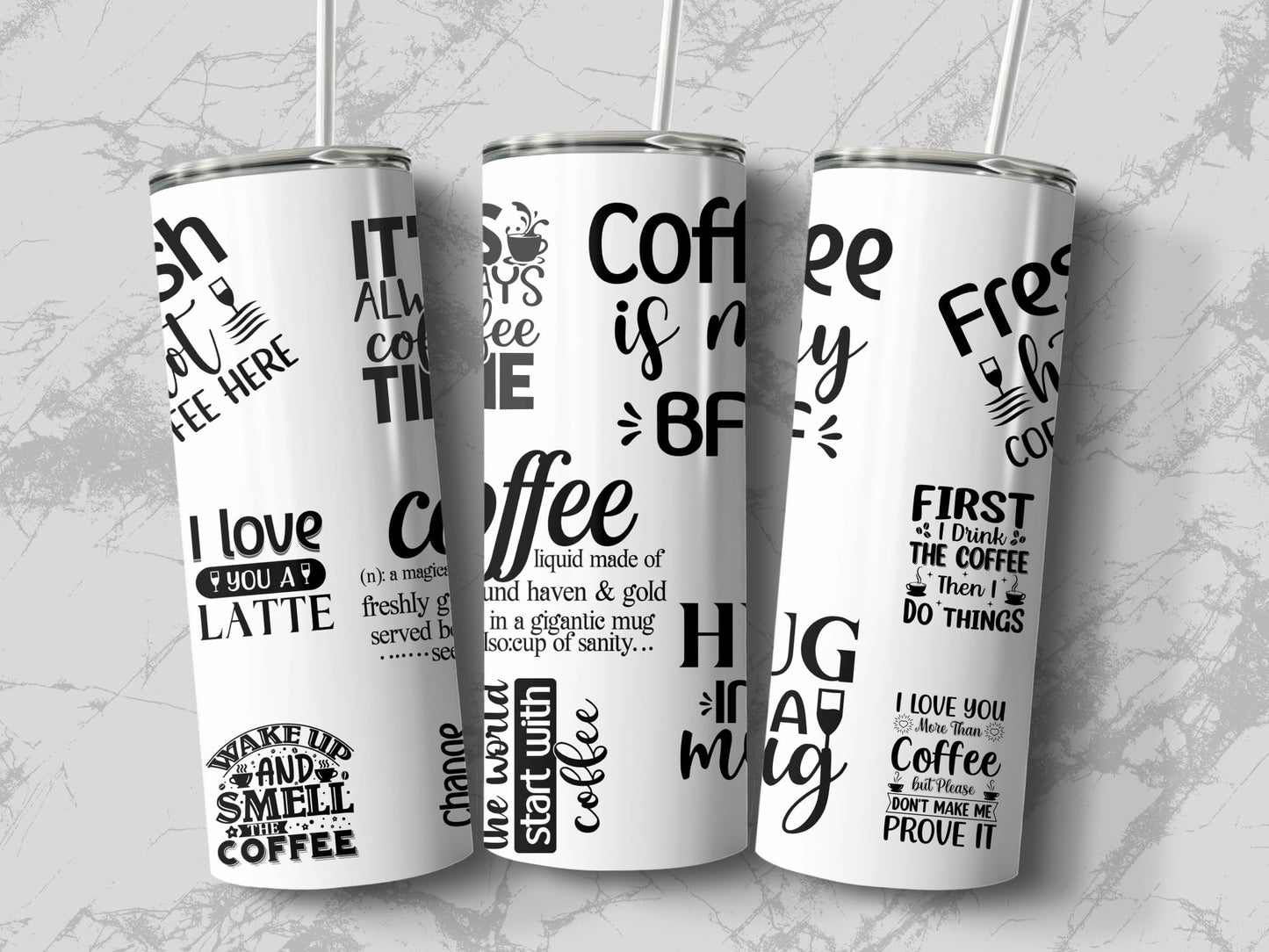 STAINLESS STEEL SKINNY TUMBLERS