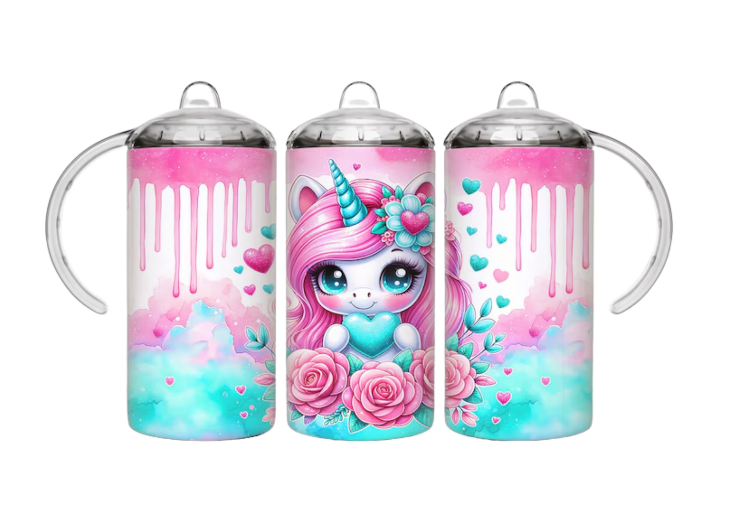 Spill-Free & Stylish – Custom Stainless Steel Sippy Cups with Handles