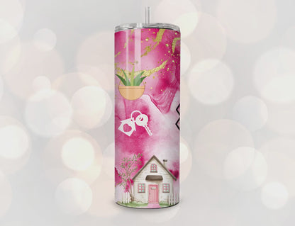 Sublimated Skinny Tumbler for Real Estate Agents