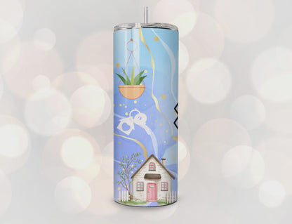 Sublimated Skinny Tumbler for Real Estate Agents